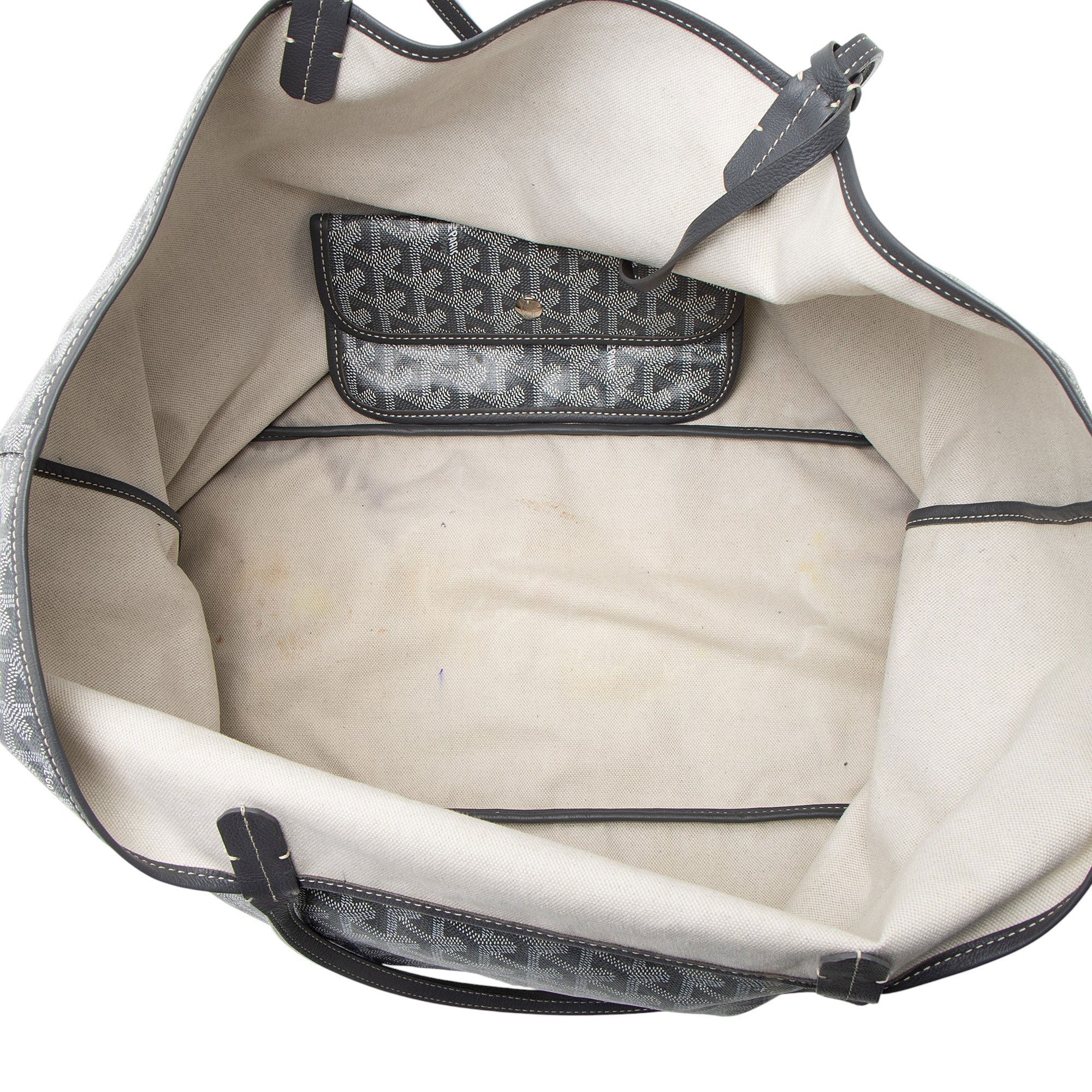 Goyard Goyardine Canvas St. Louis GM Tote