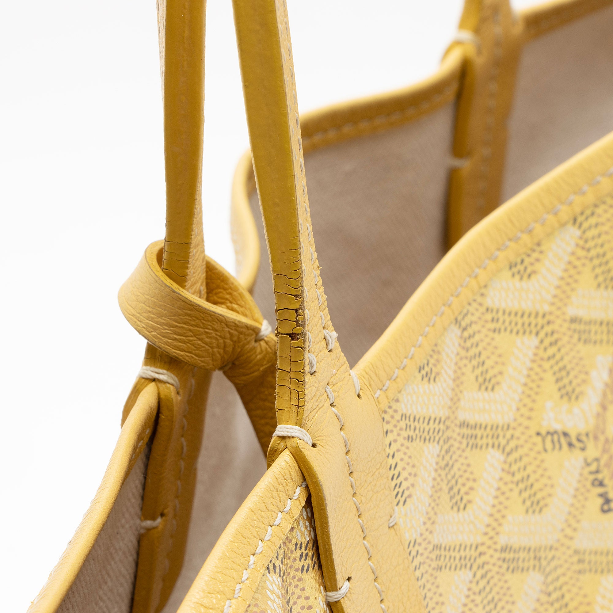Goyard Limited Edition Precious Metals Goyardine Canvas St. Louis PM Tote