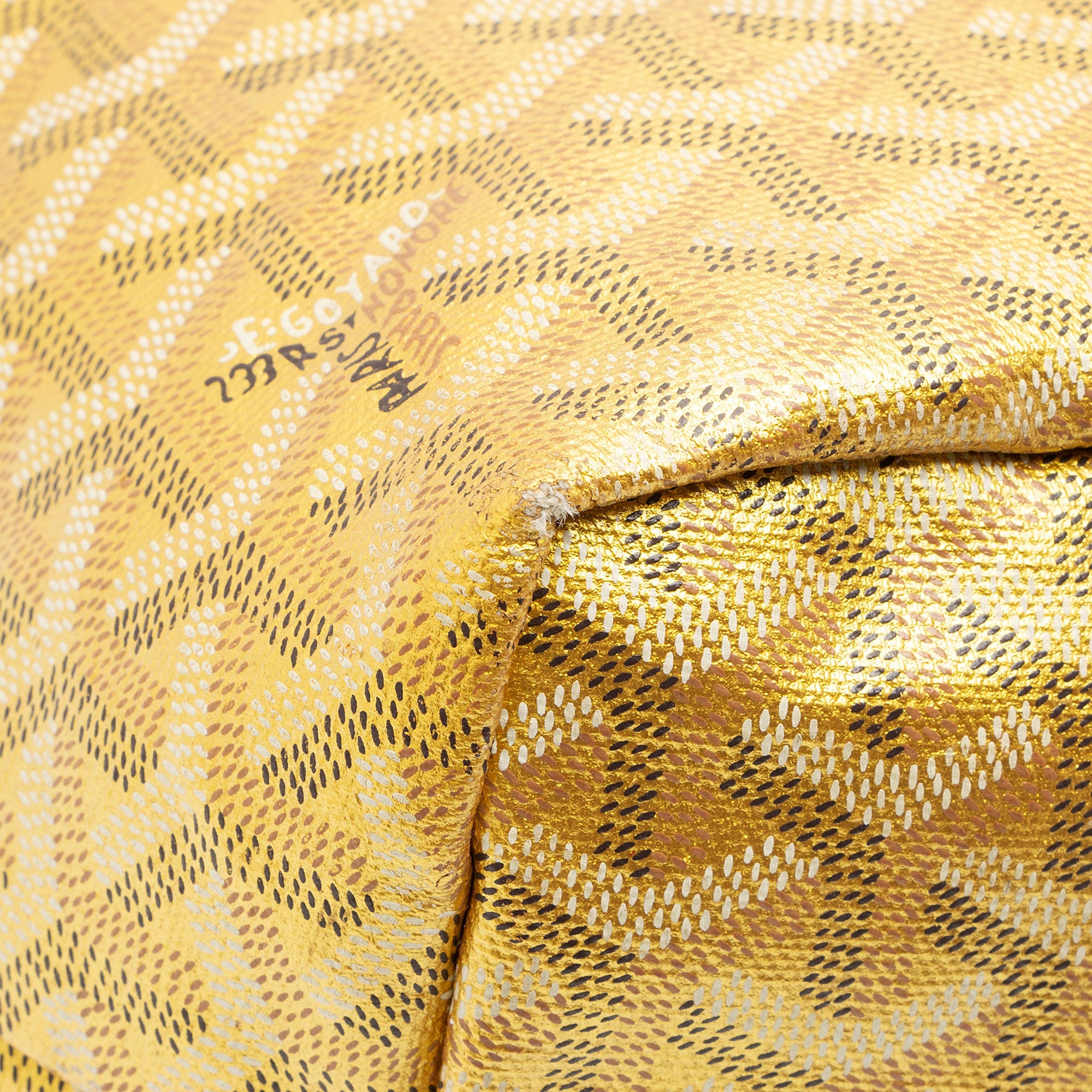 Goyard Limited Edition Precious Metals Goyardine Canvas St. Louis PM Tote