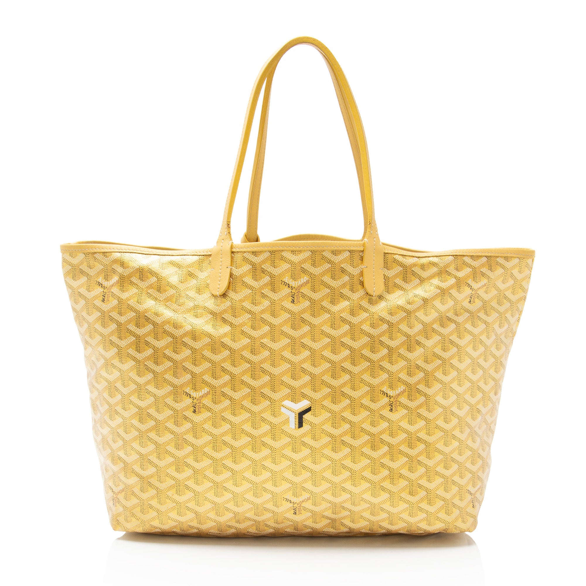 Goyard Limited Edition Precious Metals Goyardine Canvas St. Louis PM Tote