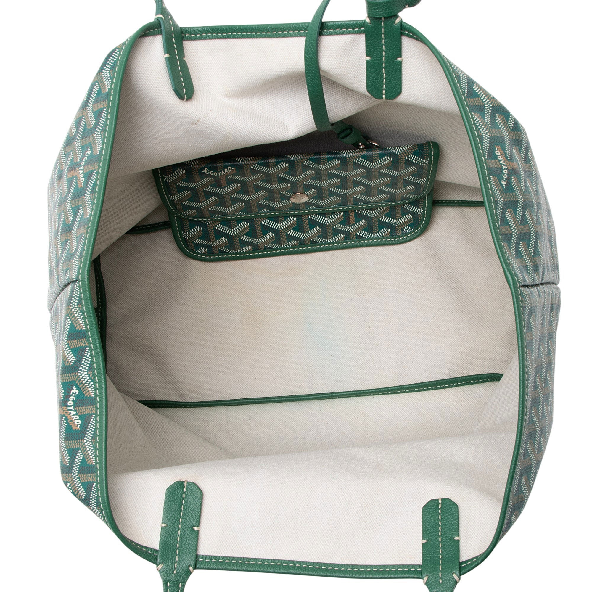 Goyard Goyardine Canvas St. Louis PM Tote