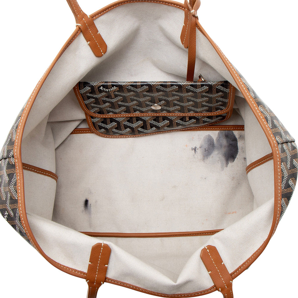 Goyard Goyardine Canvas St. Louis PM Tote