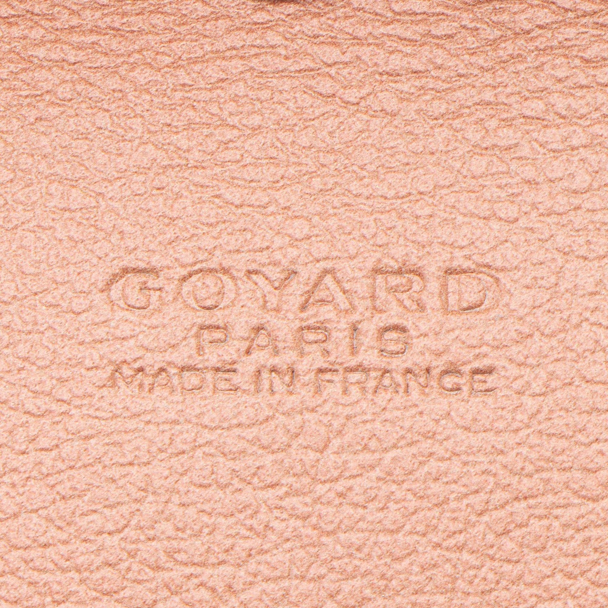 Goyard Metallic Leather Croc Universel