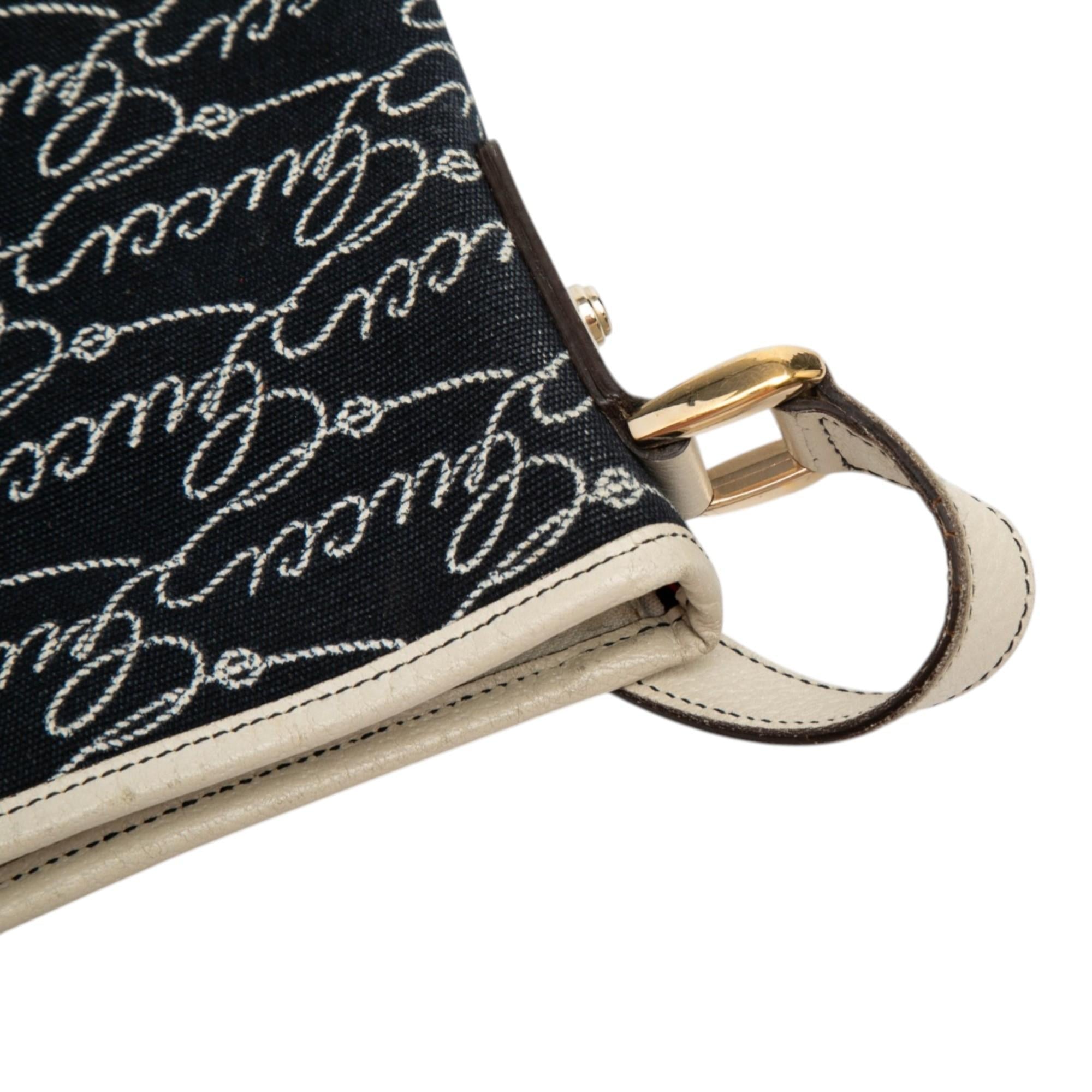 Gucci 85th Anniversary Denim Abbey D Ring Crossbody