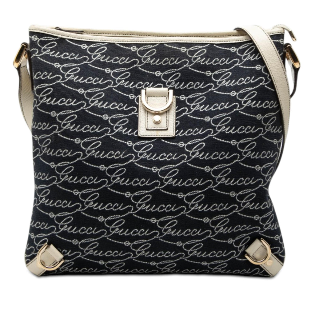 Gucci 85th Anniversary Denim Abbey D Ring Crossbody