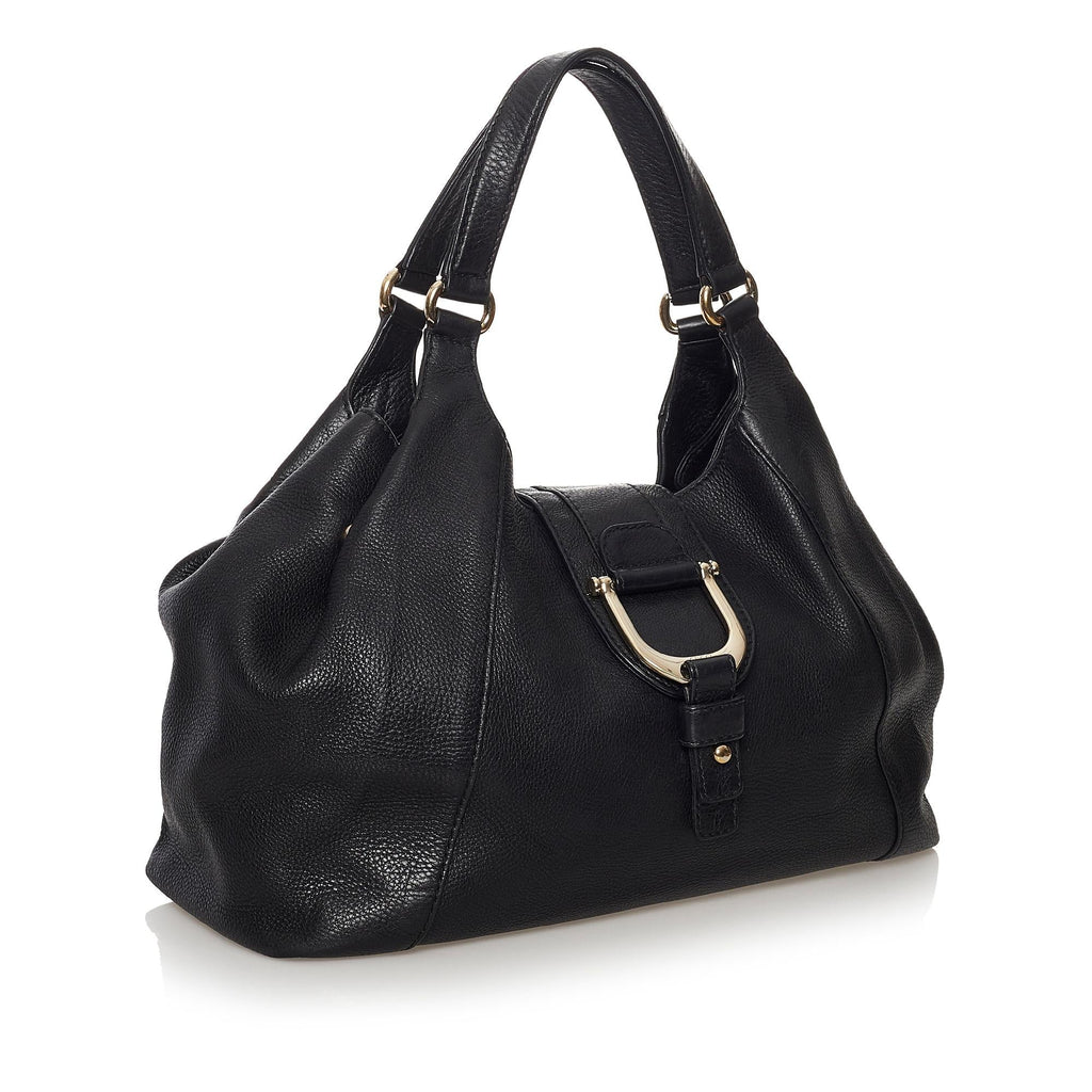 Gucci Abbey D-Ring Leather Shoulder Bag (SHG-32725)