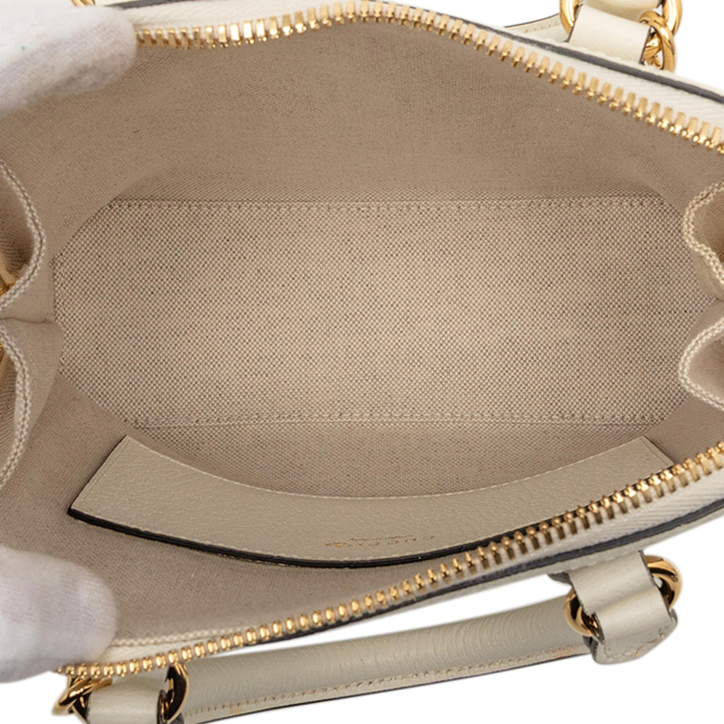 Gucci Adidas Mini Leather Horsebit 1955 Top Handle Bag