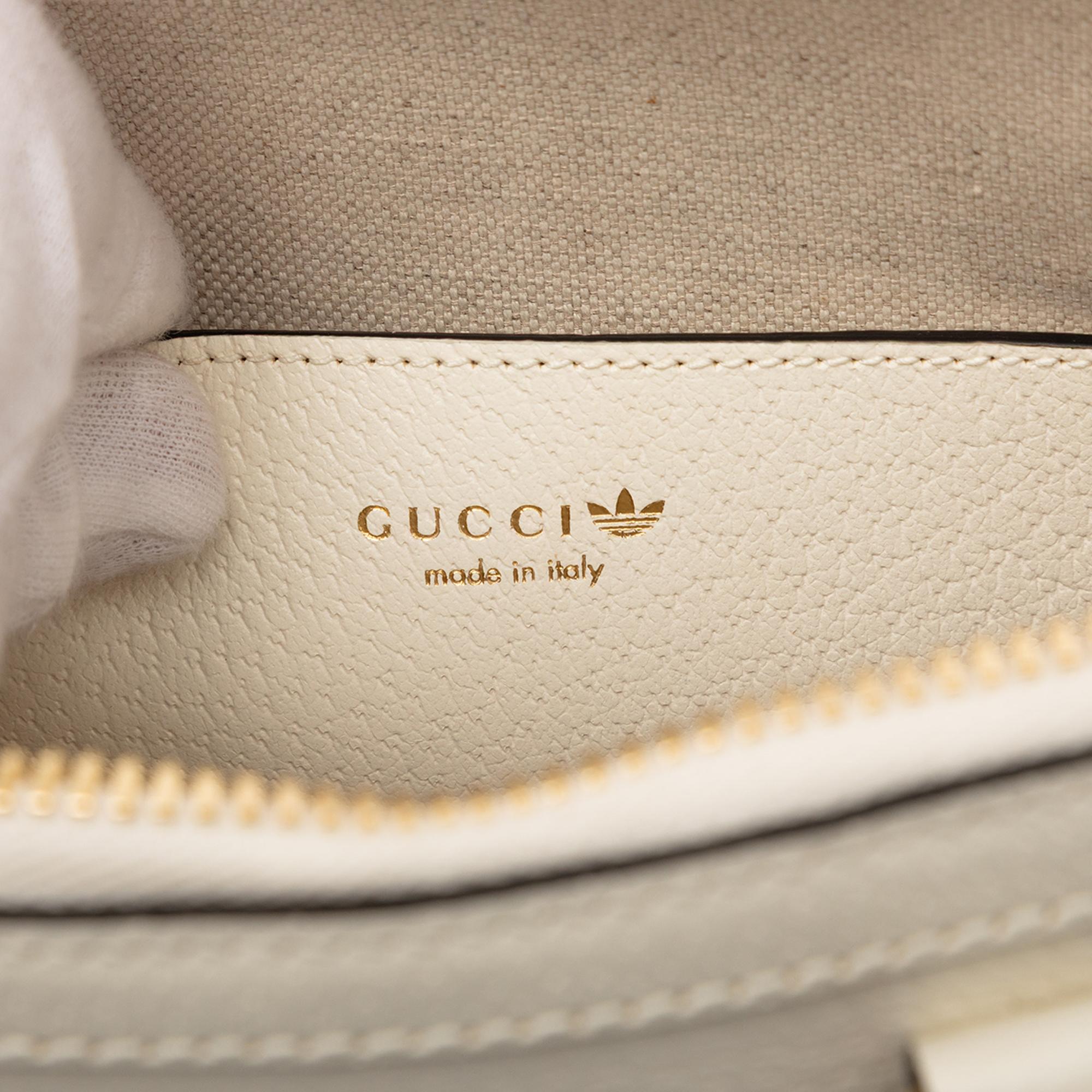 Gucci Adidas Mini Leather Horsebit 1955 Top Handle Bag
