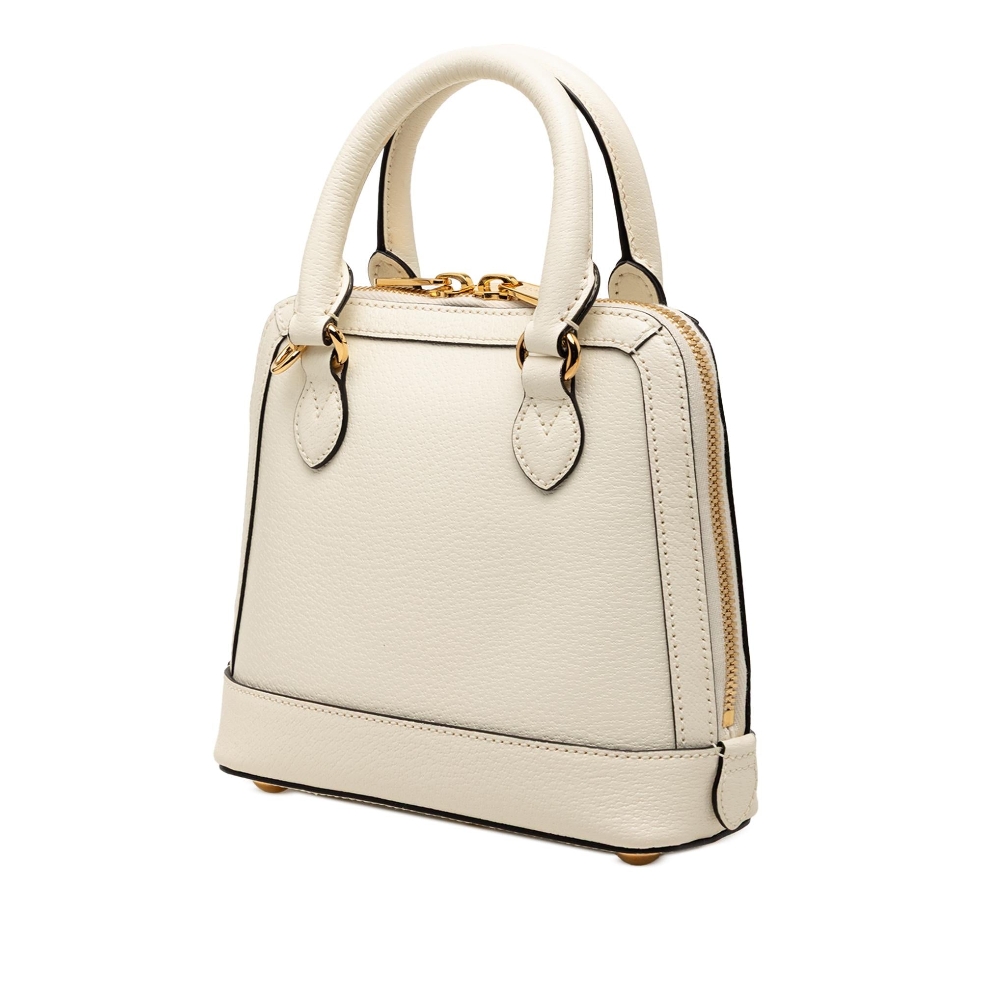 Gucci Adidas Mini Leather Horsebit 1955 Top Handle Bag