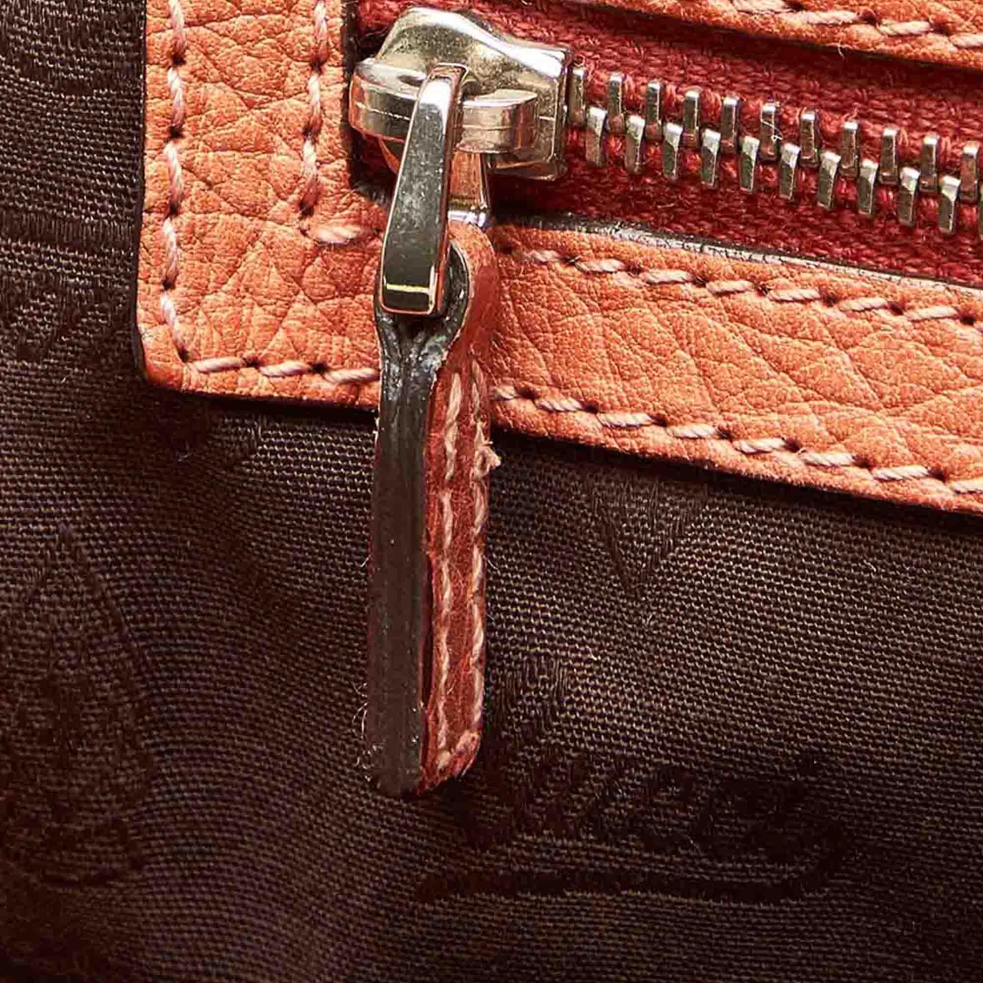 Gucci Bamboo Bar Leather Shoulder Bag (SHG-18983)