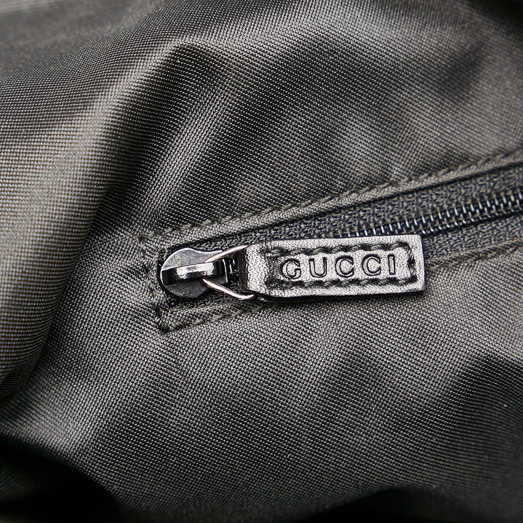 Gucci Bamboo GG Canvas Shoulder Bag (SHG-30713)