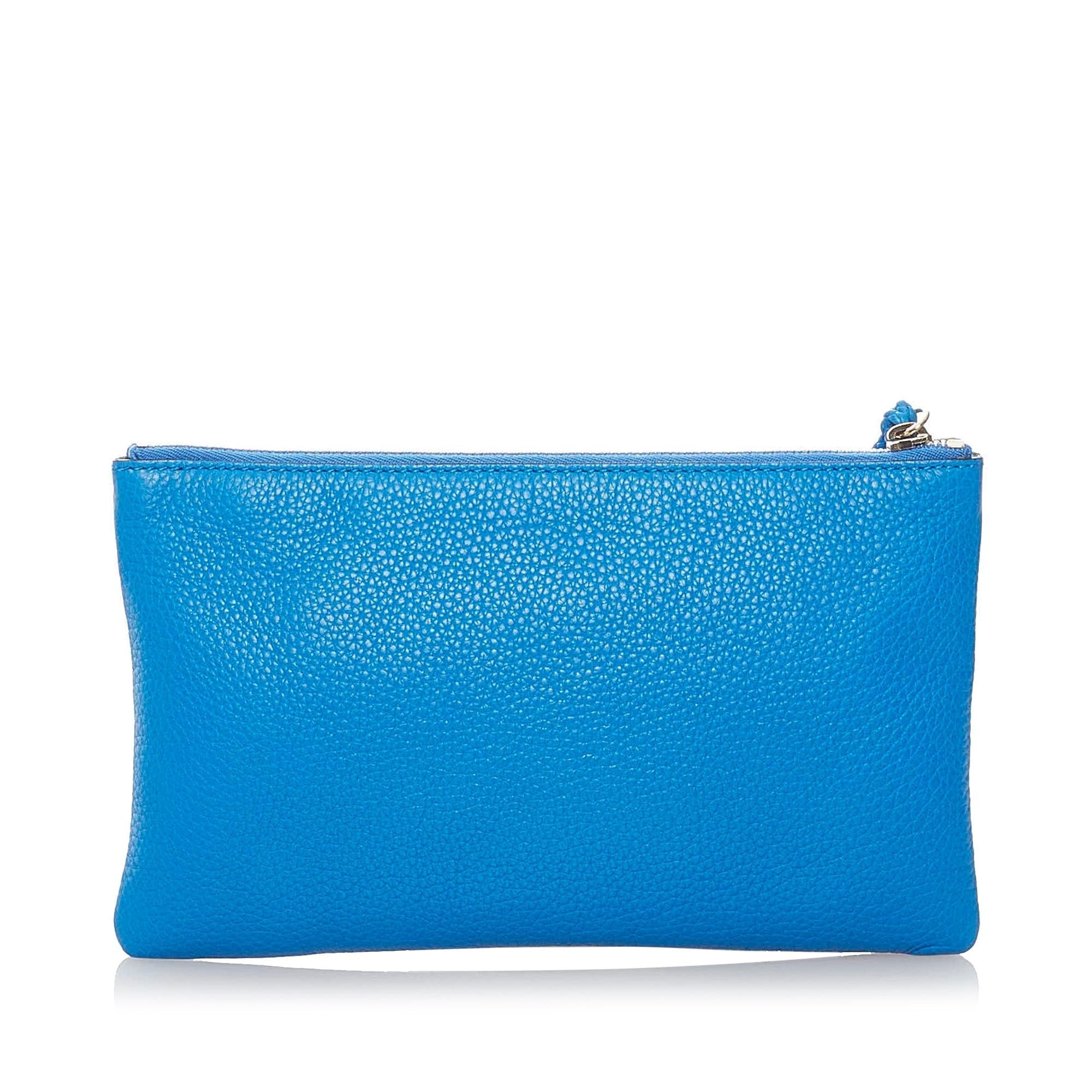 Gucci Bamboo Tassel Leather Clutch Bag (SHG-32863)