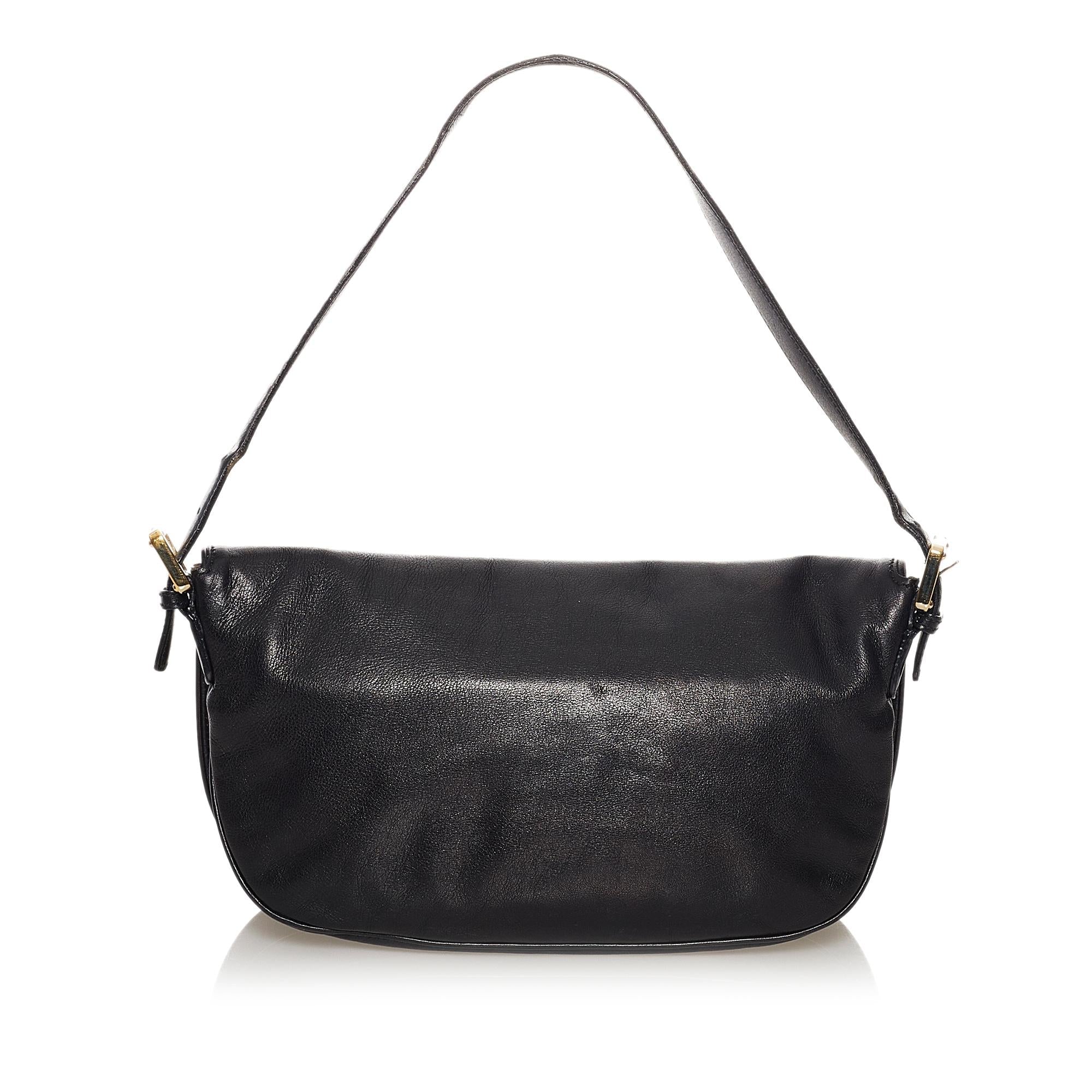 Gucci Britt Leather Shoulder Bag (SHG-32298)