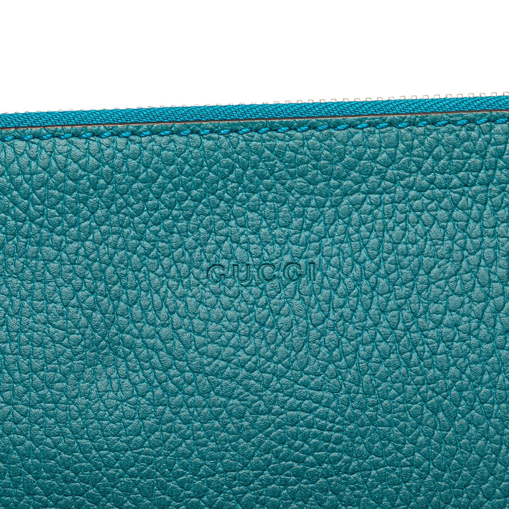 Gucci Calfskin Bamboo Clutch