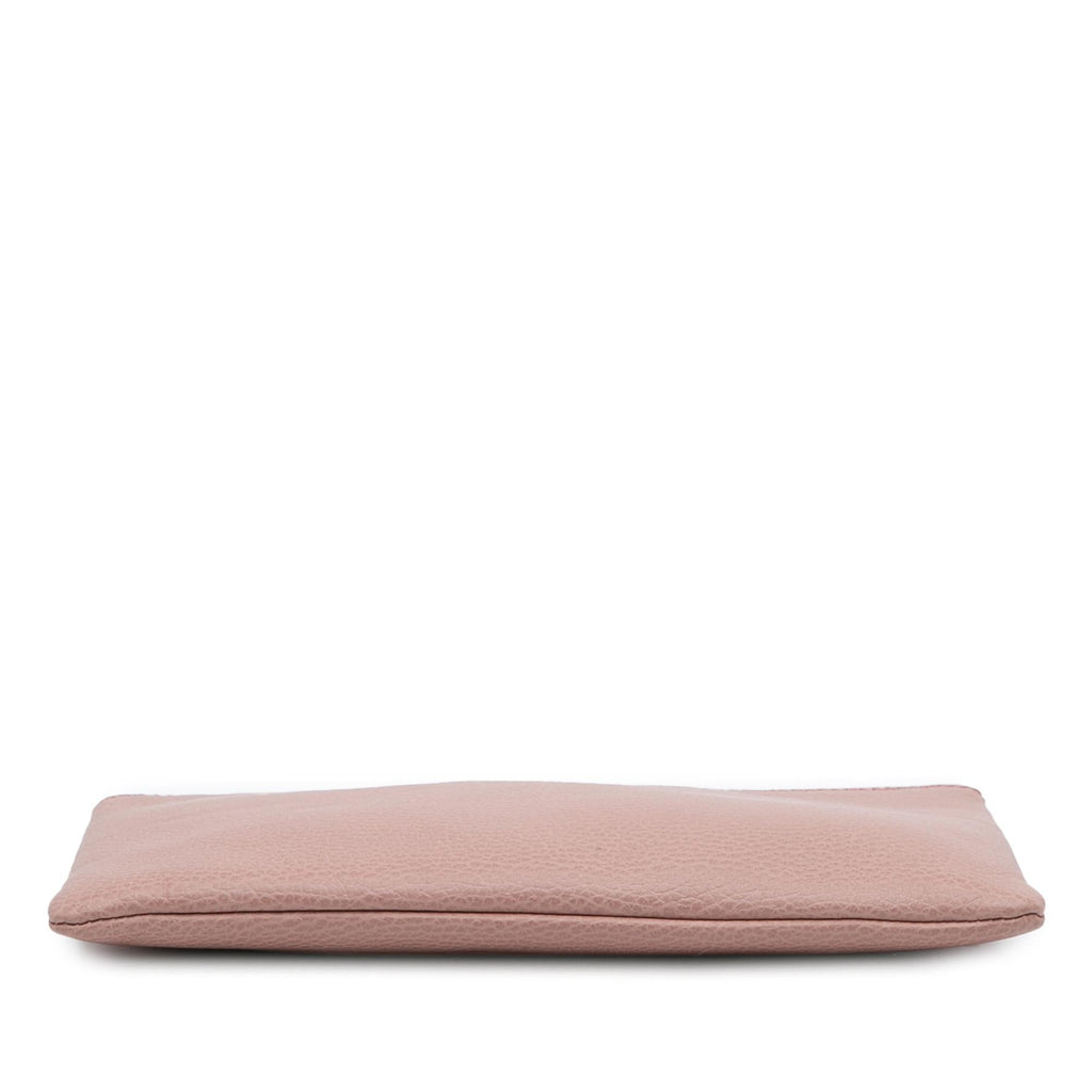 Gucci Calfskin Bamboo Clutch