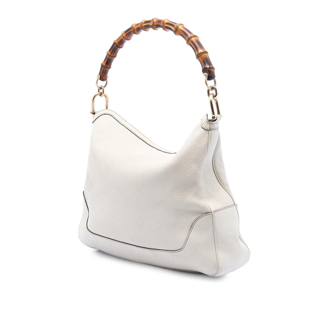 Gucci Calfskin Bamboo Diana Satchel
