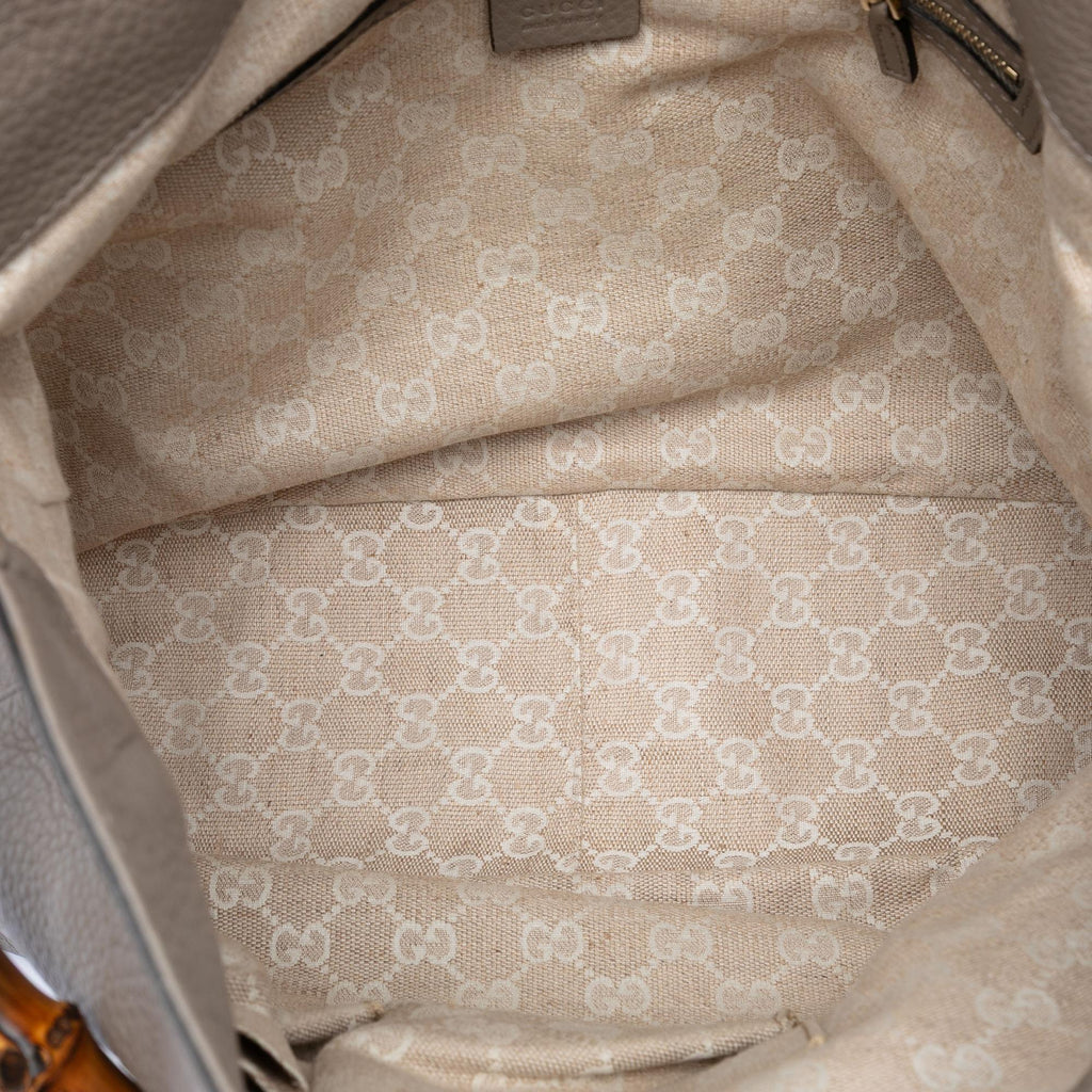 Gucci Calfskin Bamboo Diana Satchel