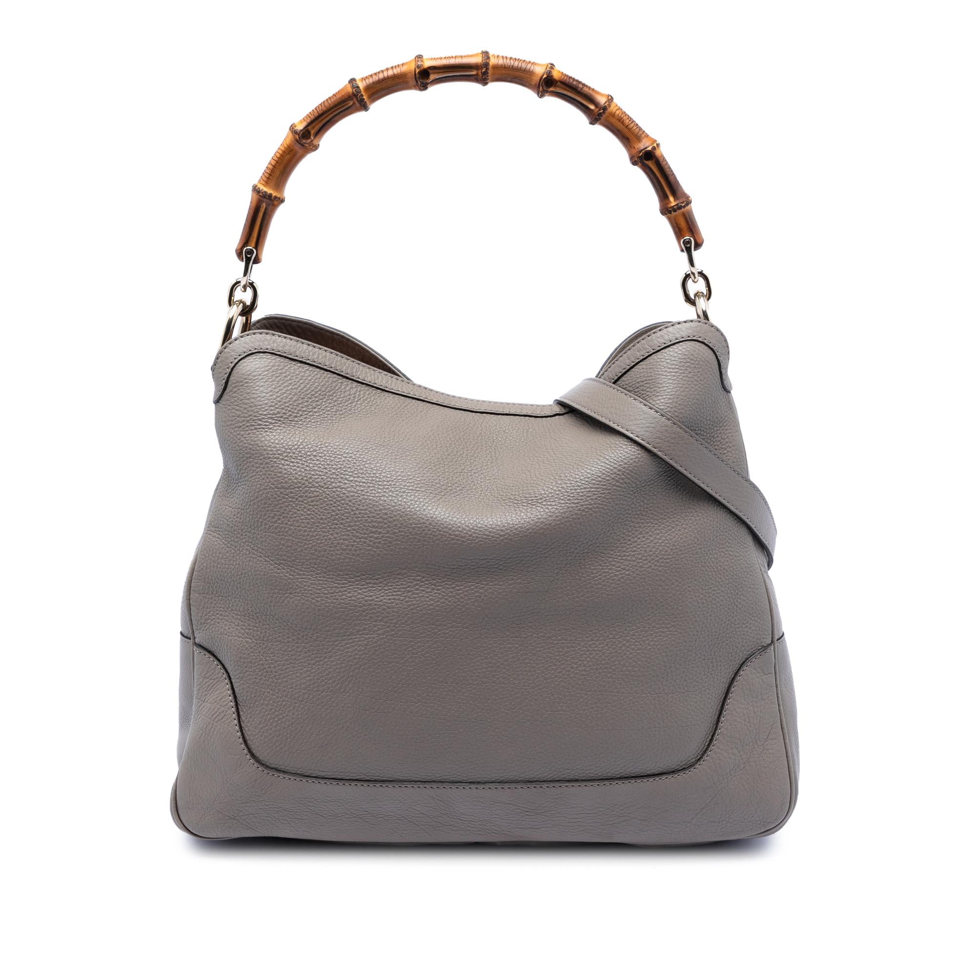 Gucci Calfskin Bamboo Diana Satchel