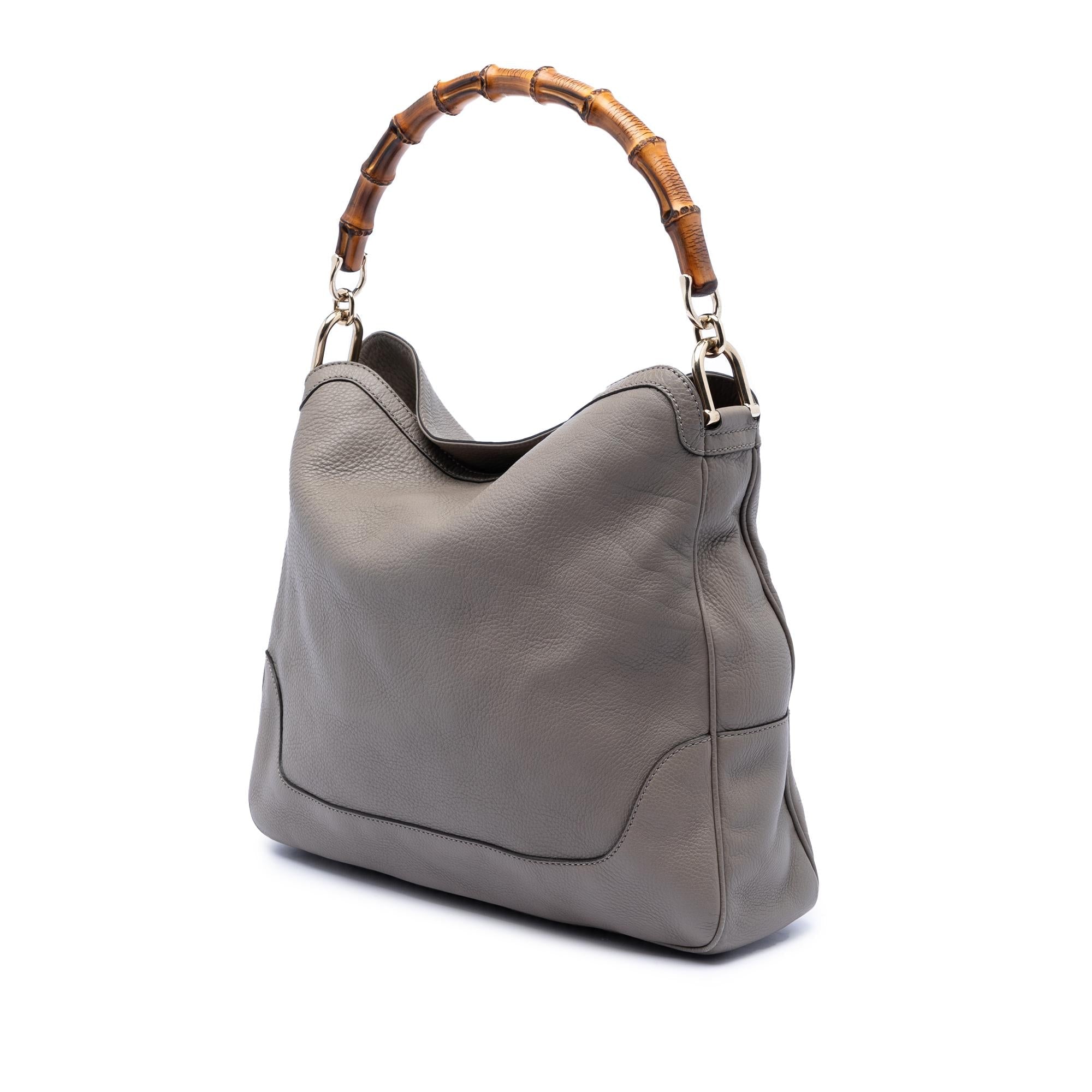 Gucci Calfskin Bamboo Diana Satchel