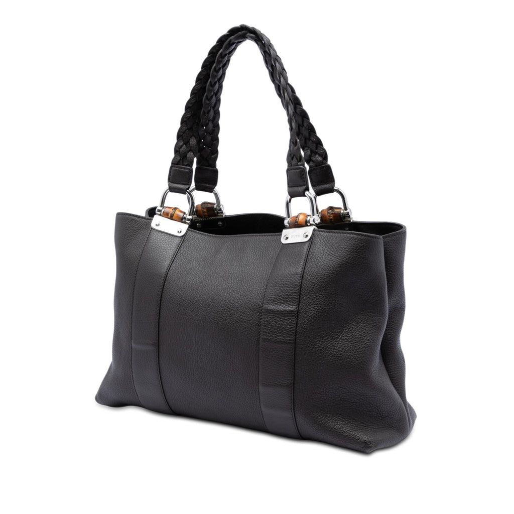 Gucci Calfskin Bamboo Libeccio Tote