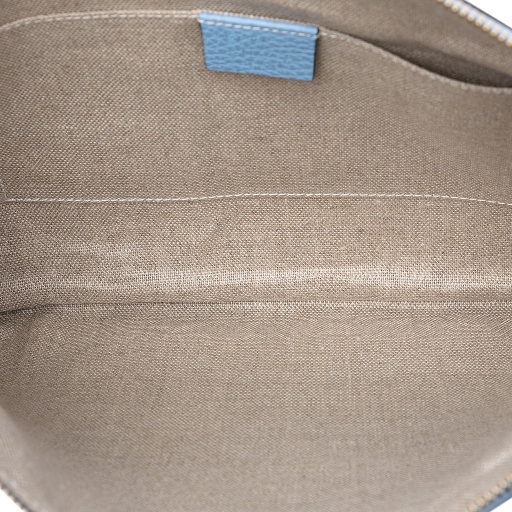 Gucci Calfskin Bamboo Tassel Clutch