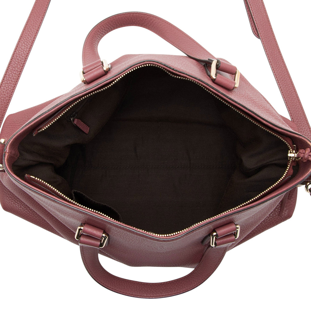 Gucci Calfskin Bamboo Tassel Tote