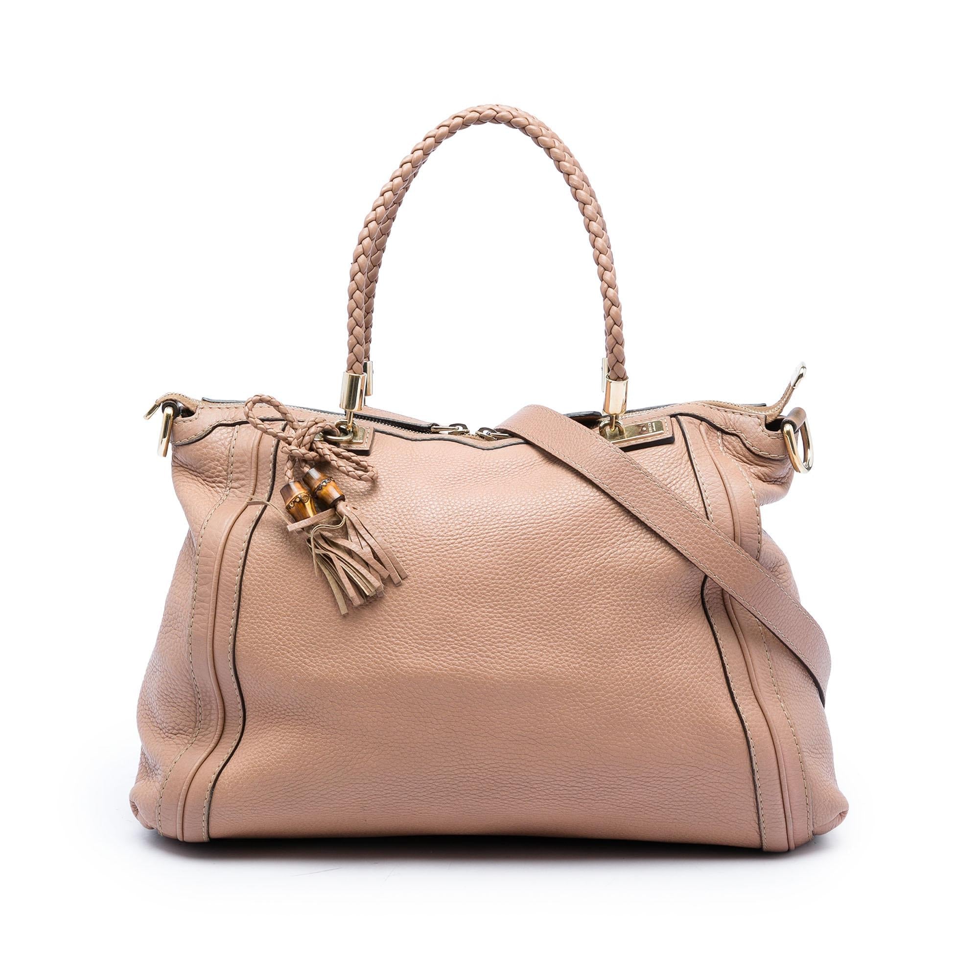 Gucci Calfskin Bella Convertible Tote
