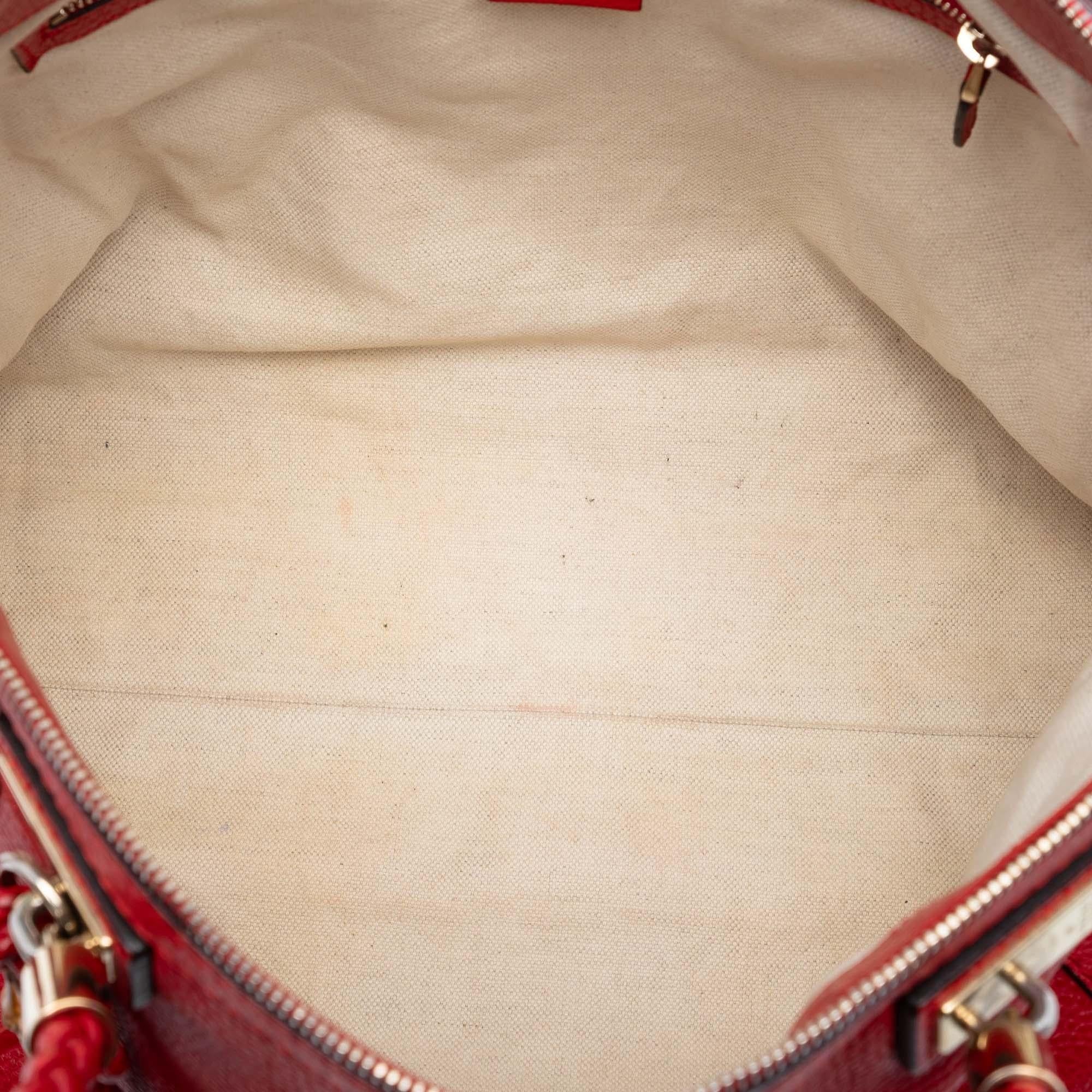 Gucci Calfskin Bella Satchel