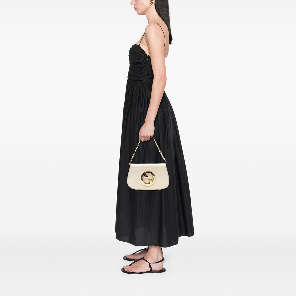 Gucci Calfskin Blondie Chain Satchel
