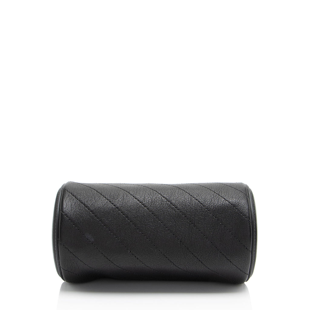 Gucci Calfskin Blondie Mini Barrel Bag