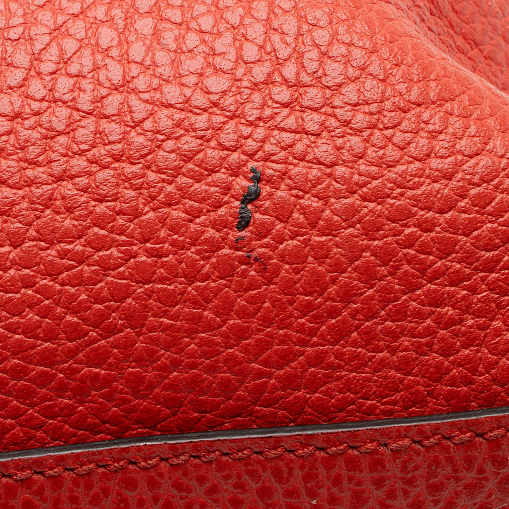 Gucci Calfskin Braided Handle Large Gifford Tote