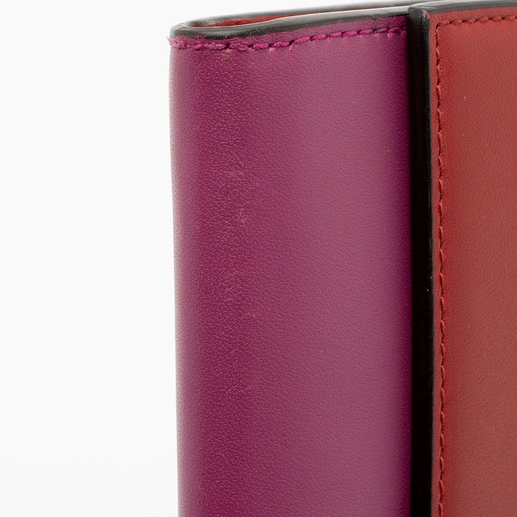 Gucci Calfskin Two-Tone Continental Wallet (SHF-fQrh9H)
