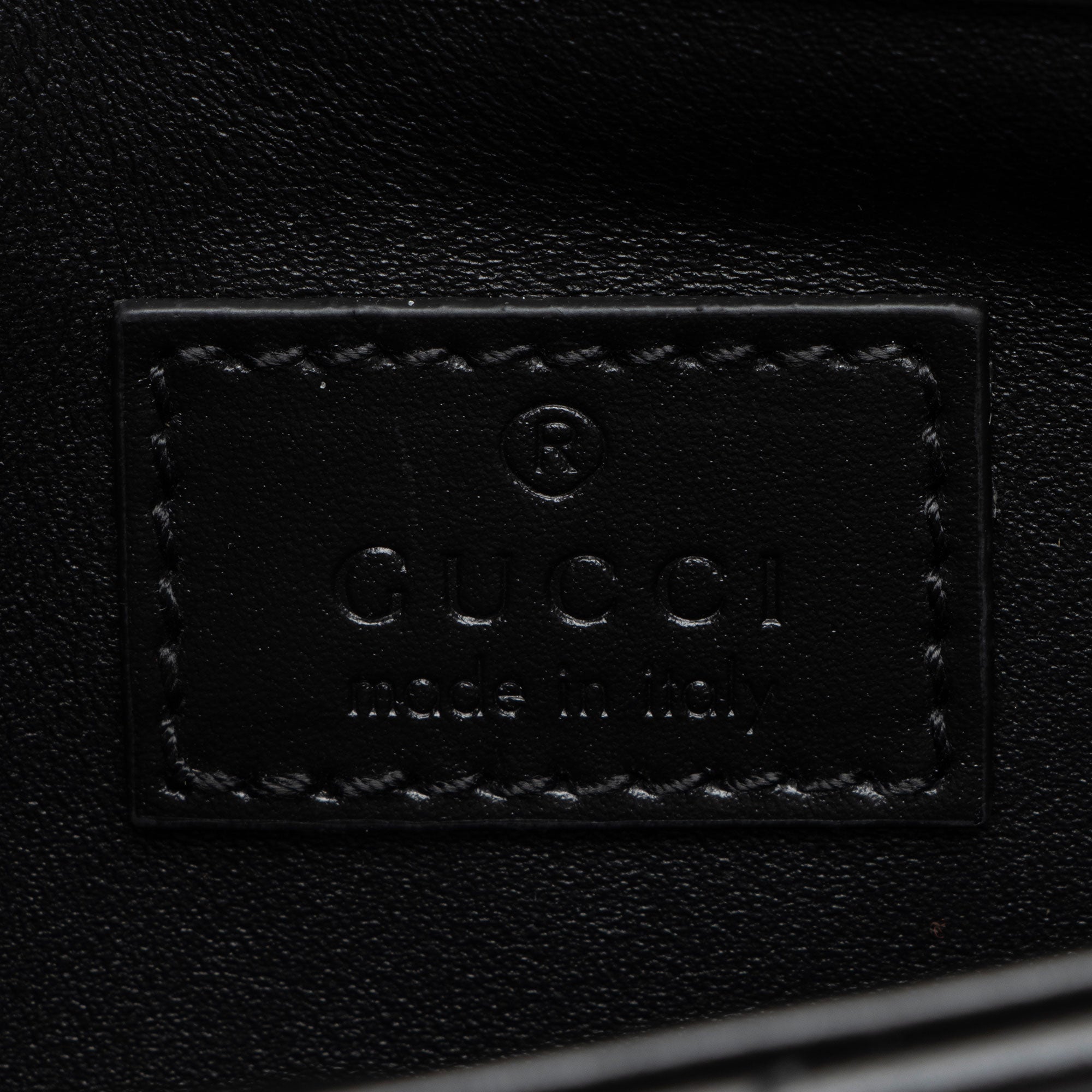 Gucci Calfskin Deco Mini Shoulder Bag