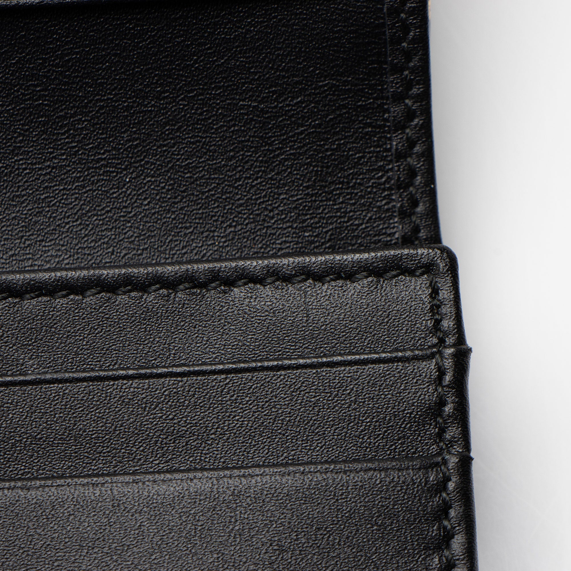 Gucci Calfskin Diagonal GG Card Case
