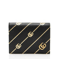 Gucci Calfskin Diagonal GG Card Case