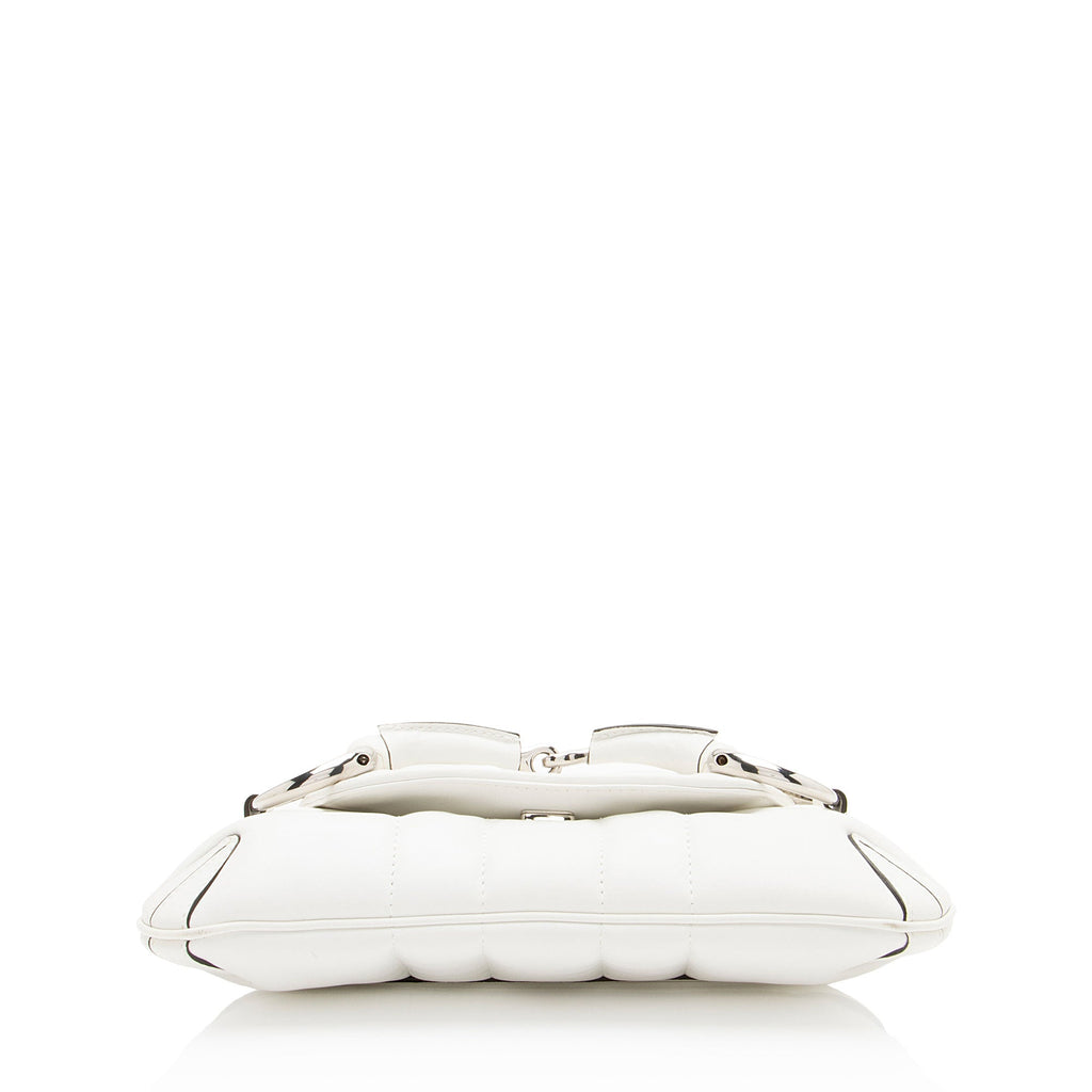 Gucci Calfskin Horsebit Chain Small Shoulder Bag