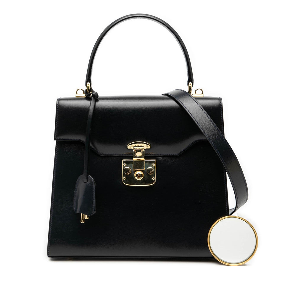 Gucci Calfskin Lady Lock Satchel