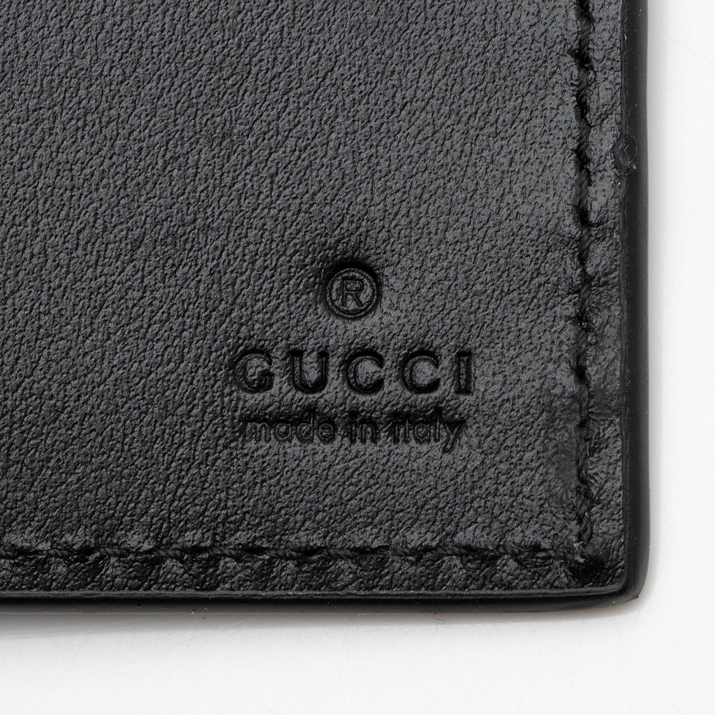 Gucci Calfskin Logo Bifold Wallet
