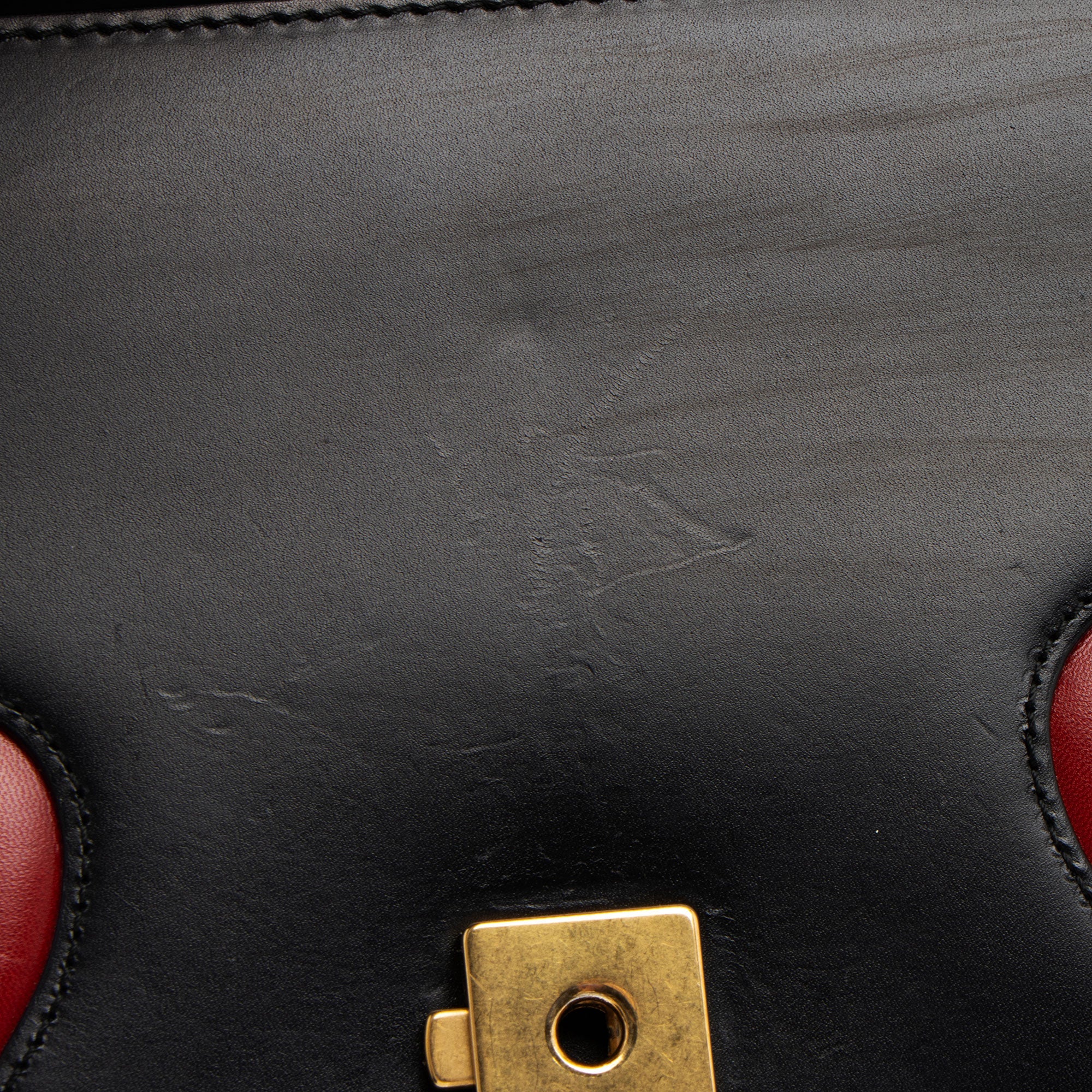 Gucci Calfskin Malaga Kid Heart GG Marmont Medium Flap Bag