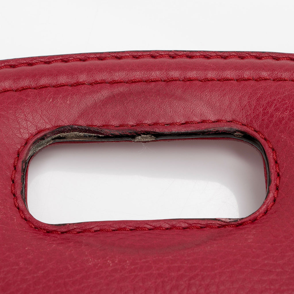Gucci Calfskin New Bamboo Top Handle (SHF-v2KUgA)