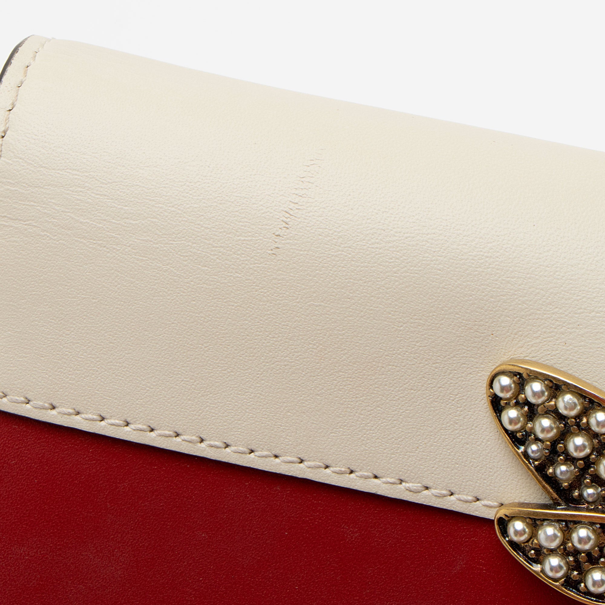 Gucci Calfskin Queen Margaret Wallet on Chain (SHF-9Q7LIA)