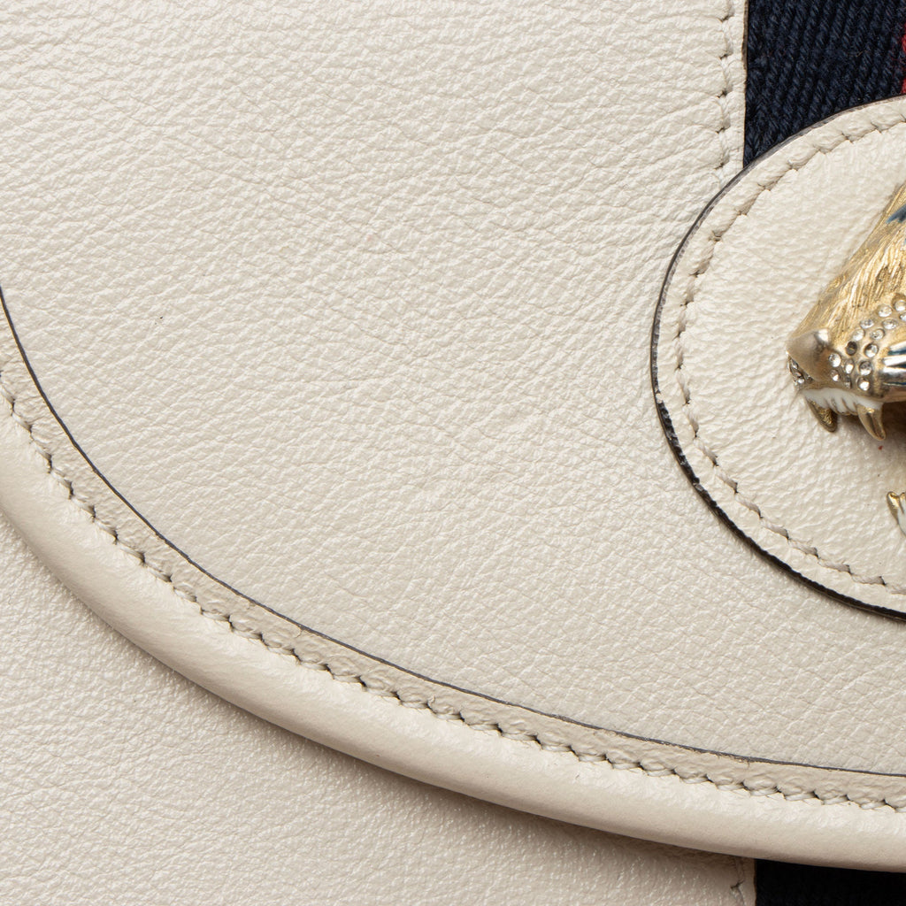 Gucci Calfskin Rajah Mini Flap Bag (SHF-ofd1Mc)
