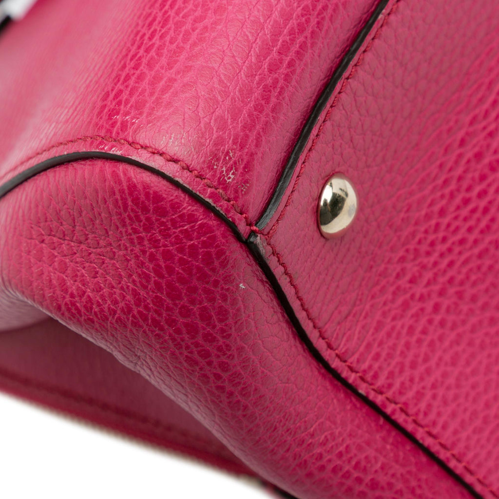 Gucci Calfskin Swing Top Handle Satchel