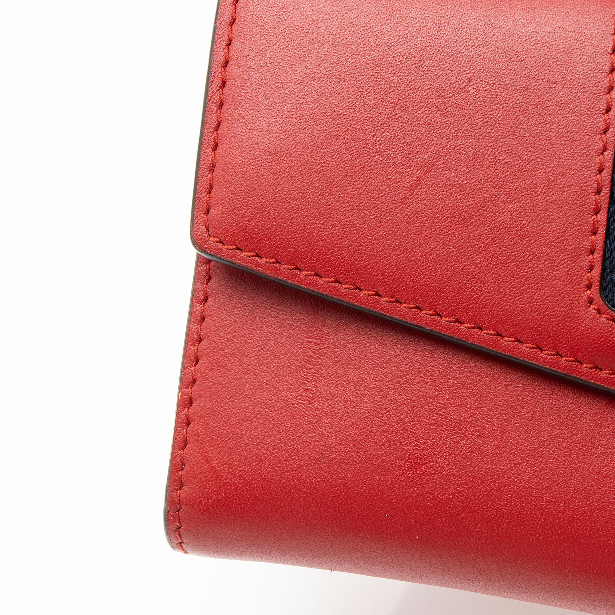 Gucci Calfskin Sylvie Continental Wallet