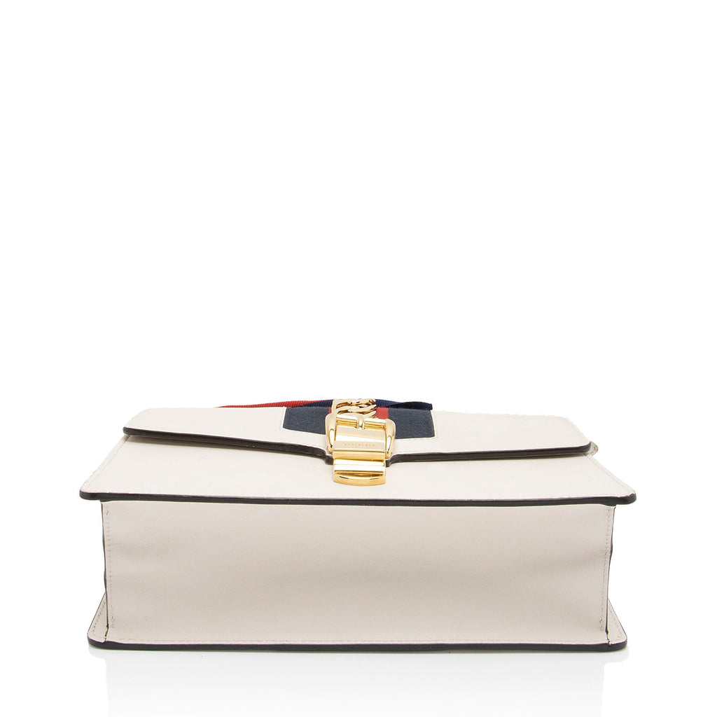 Gucci Calfskin Sylvie Small Shoulder Bag (SHF-zJc6rU)