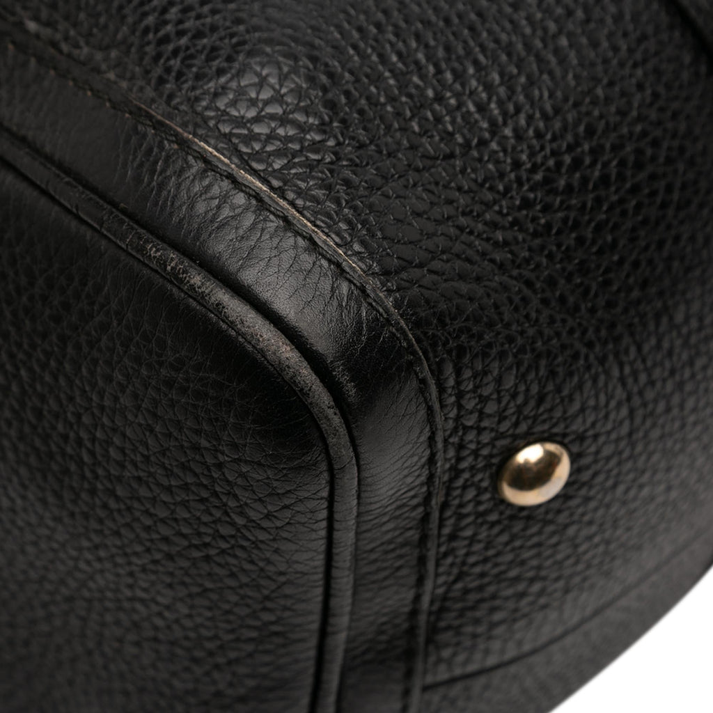 Gucci Calfskin Web Joy Boston Bag