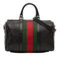 Gucci Calfskin Web Joy Boston Bag