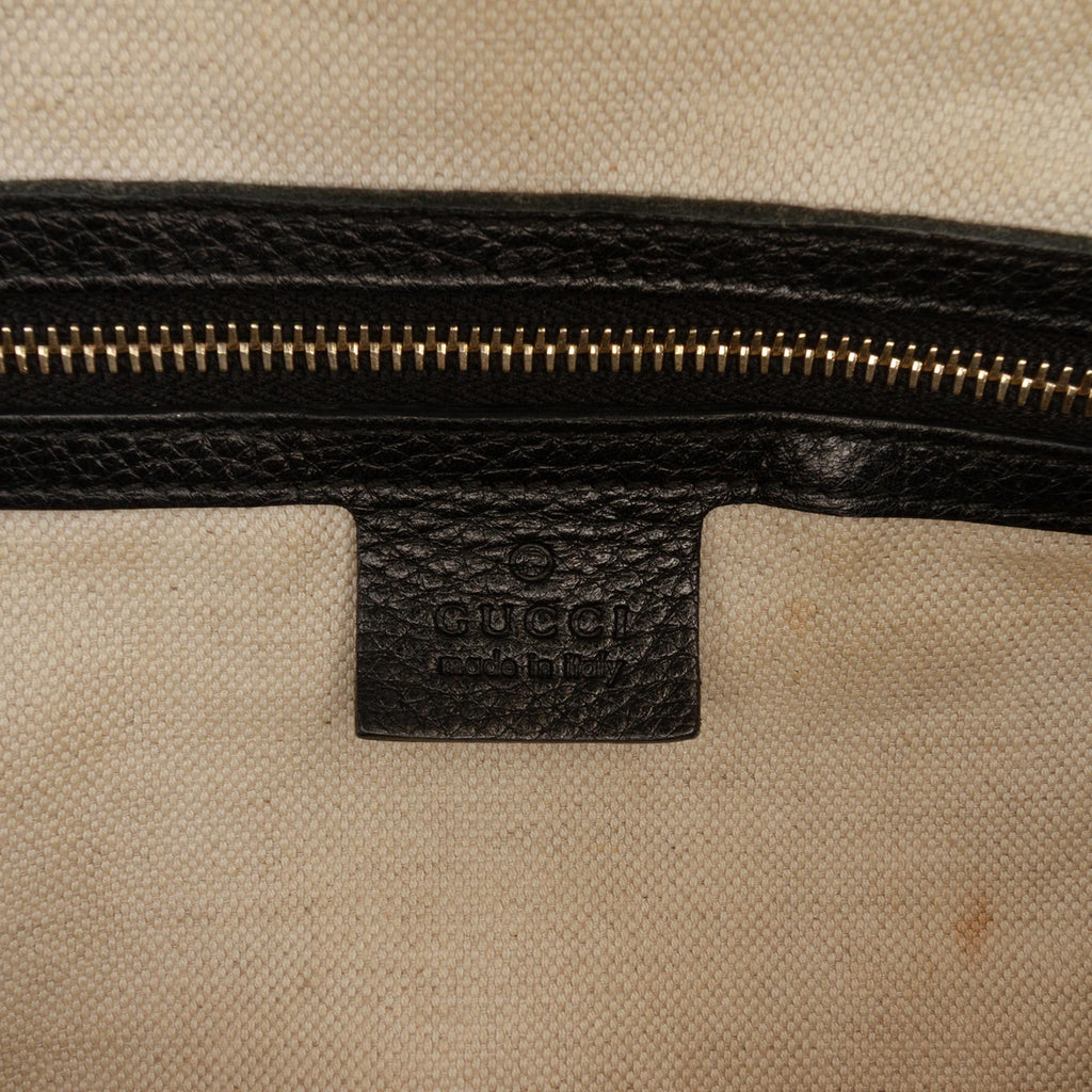 Gucci Calfskin Web Joy Boston Bag