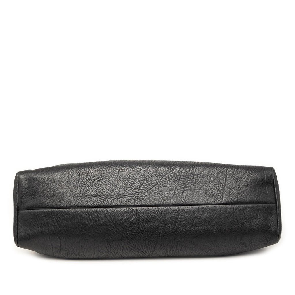 Gucci Calfskin Wood Frame Handbag