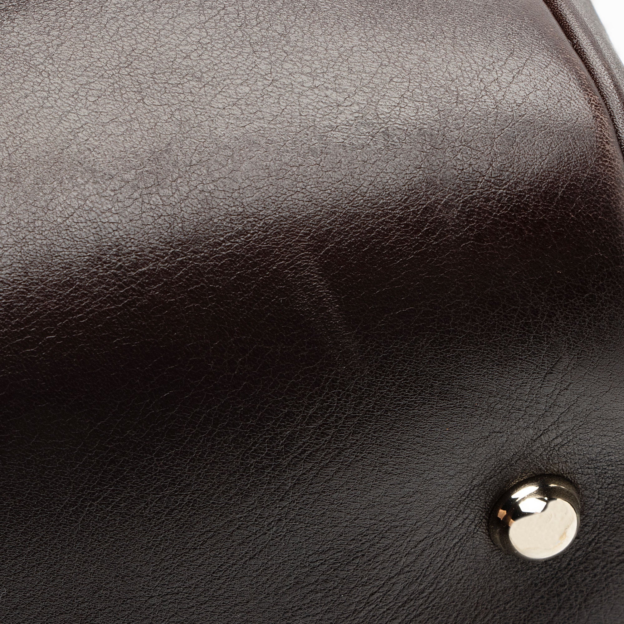 Gucci Horsebit Canvas Bamboo Satchel